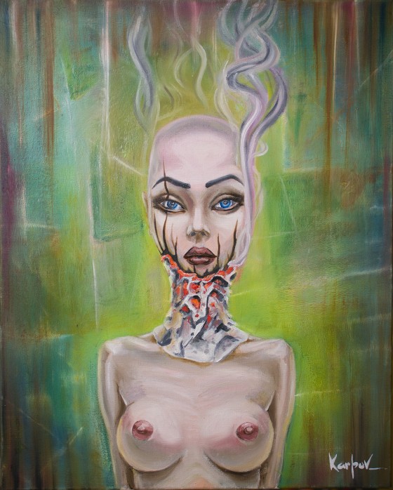 Картина маслом Moloko