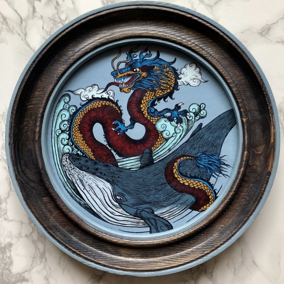 Картина акрилом Энергия движения 