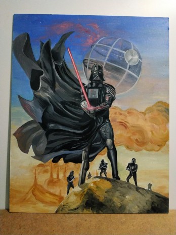 Картина маслом Дарт Вейдер