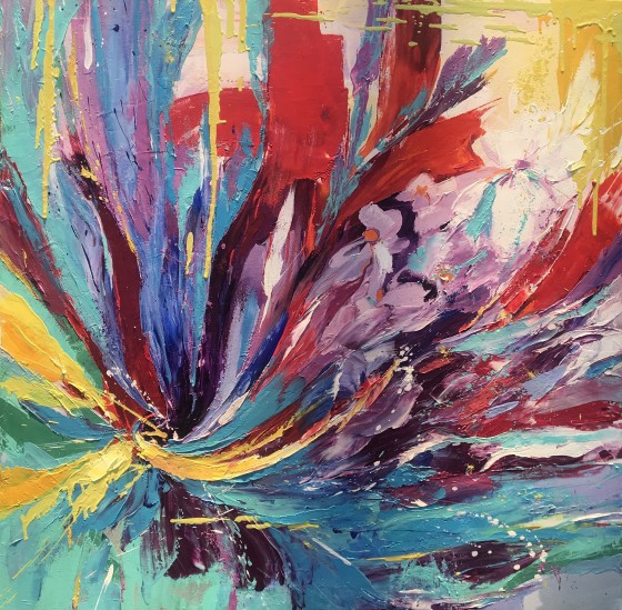 Картина маслом Мелодия красок