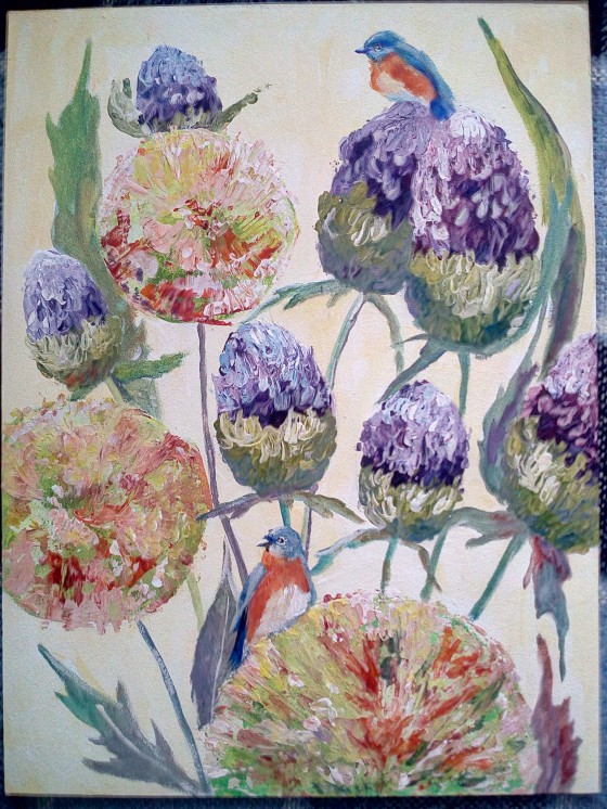 Картина акрилом Волшебный сад