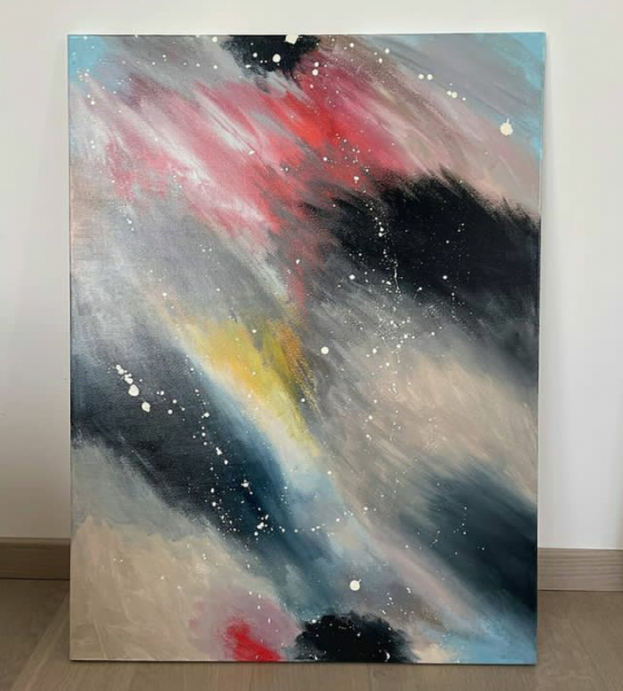 Картина акрилом MORNING STAR