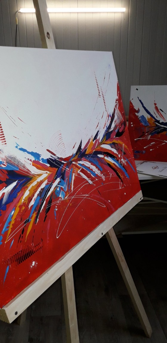 Картина акрилом "Настроение"