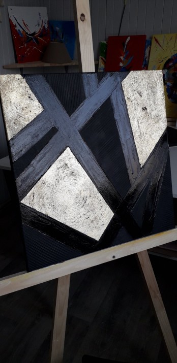 Картина акрилом Графика