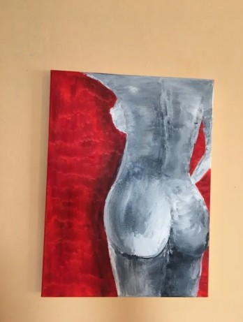 Картина маслом Женское тело