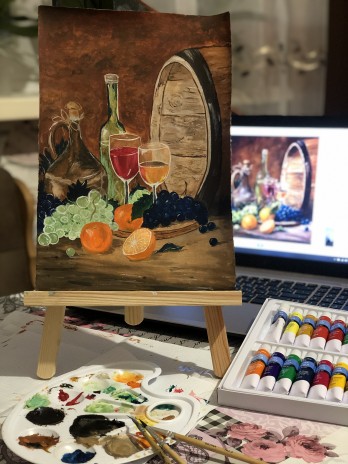 Картина акварелью Натюрморт 