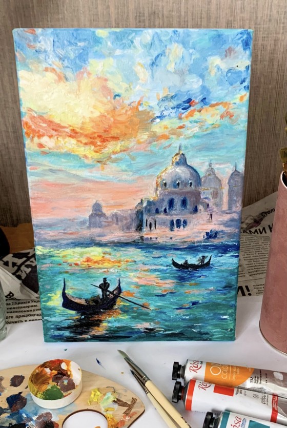 Картина маслом Картина «Венеция»