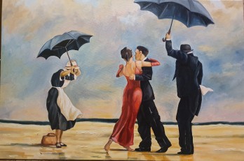 Картина маслом Романтична пара