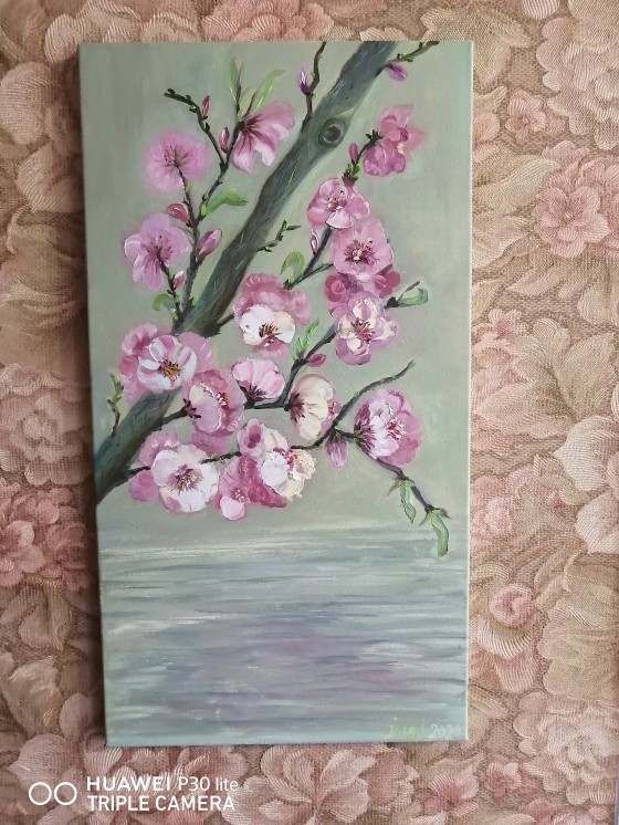 Картина маслом Весна 