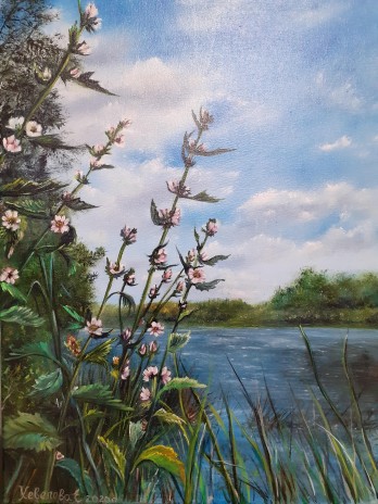 Картина маслом Алтей.