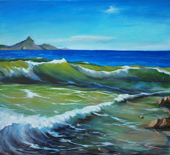 Картина маслом Далекі береги