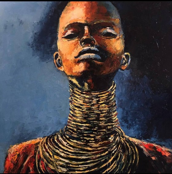 Картина маслом Kayan