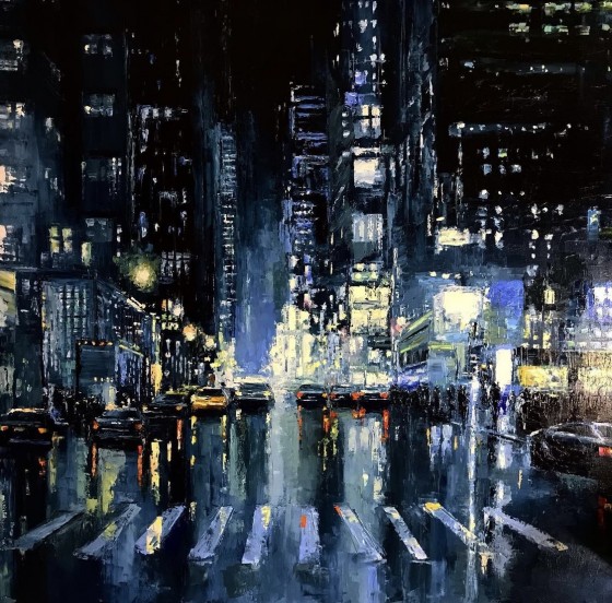 Картина маслом City