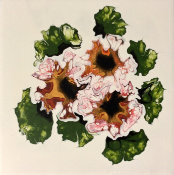 Картина акрилом «Флора»