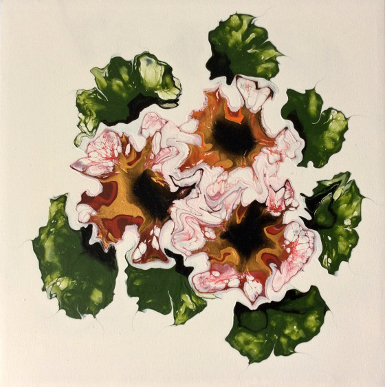 Картина акрилом «Флора»