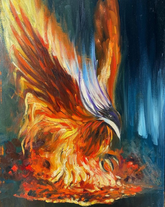 Картина маслом Phoenix 