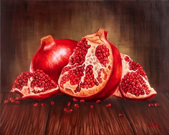Картина маслом Гранат